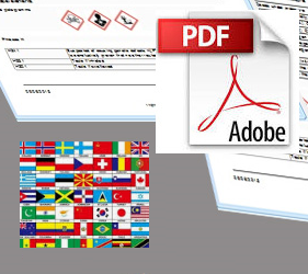 SDS export to Word and Pdf